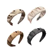 Women Headband Hairband Ruched Ruffle Headband Headwear Hair Band Hoop Fashion