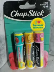 ChapStick I Love Summer Collection Season Flavored Lip Balm Tube, 0.15 Ounce ...