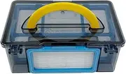 Robot Vacuum Accessories Dustbin Water Tank，Compatible for Ilife V3S V5 V5 Plus Zaco V5S Pro V5 Plus，Dust Box HEPA Filter Parts(Dustbin)
