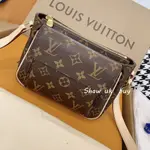 二手精品 LV 路易威登 M51165 經典老花 復古 VINTAGE 女生 豆腐包 郵差包 斜背包 肩背包 包包