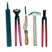 JT International 6 Piece Farrier Shoeing Kit
