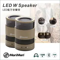 在飛比找Yahoo!奇摩拍賣優惠-新品LED Wspeaker-MoriMori 象牙色 多功