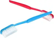 OHPHCALL 2pcs Toothbrush Prank Funny Photo Booth Props Ear Cushion Suction Cup Giant Toothbrush Large Toothbrush Artificial Napkin Ring Huge Comb Prank Toothbrush Costumes