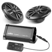 Marine Bluetooth Amplifier Speaker Package…