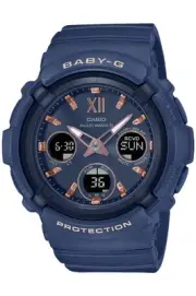Baby-G BGA-2800 Solar Shock-Resist Digital-Analog Watch, Blue, New