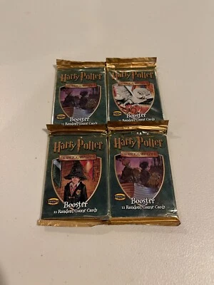 Harry Potter TCG Trading Card Game 4x Base Set Booster Pack New WOTC