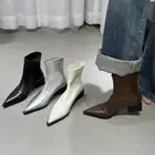 Stylish Women's Ankle Boots Fashion Pointed Toe Ladies Boots Winter Women Shoes