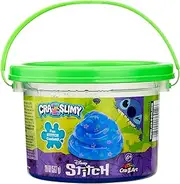 Stitch CRA-Z-Slimy 20oz Pre-Made Slime Bucket, Vibrant Blue CRA-Z-Slimy Slime with Confetti Mix-Ins, Slime Toy for Ages 6 and Up