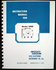EICO Model 950B Resistance-Capacitance-Compactor Bridge Instruction Manual