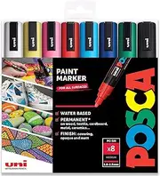 Posca - Pc-5M Assorted Set of 8 - in Gift Box