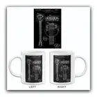 1937 - Rickenbacker Frying Pan Lap Steel Guitar - G. D. Beauchamp Patent Art Mug