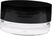Baluue Makeup Container Empty Stick Containers Empty Mascara Tube Sponge Puff Holder Makeup Jar Puff Case Empty Case Black