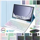 For Samsung Galaxy Tab A9 Plus 11" S9 FE S8 A8 10.5" Backlit Keyboard Case Mouse