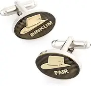 [Clinks Australia] Australian Fair Dinkum Akubra Hat Cufflinks
