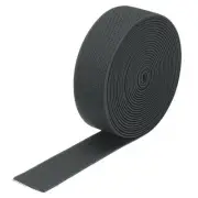 Twill Wide Elastic Band 1.2" Flat 4 Yard Dark Grey for Sewing