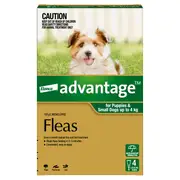 Advantage Spot-On Flea Treatment <4kg Dog - 6pk