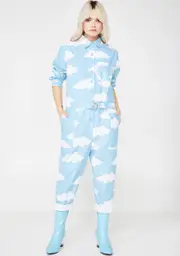[Lazy Oaf] Head In The Clouds Boilersuit
