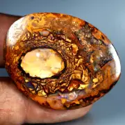 53.40 ct Fancy Shape (40 x 31 mm) Multi Color Australian Koroit Boulder Opal
