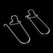 100pcs/pack Lock Swivel Connector Tool Hook Quick Change Clip Fishing Snap