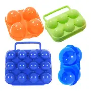 2/4/6/12 Eggs Container Portable Carrier Camping Egg Tray Box Storage Holder