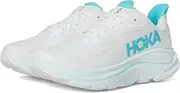 [HOKA] Women's Clifton 10 Trainers, White Cielo Blue, 10 AU