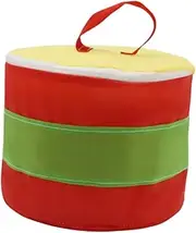 Oshhni Kindergarten Outdoor Play Equipment for Kids Balance Cylinder Sports Activities Hanging Column Stepping Stone Rainbow Wheel