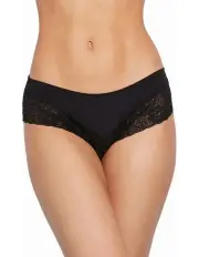 [Bendon] Lace Trim Brazilian Brief in Black