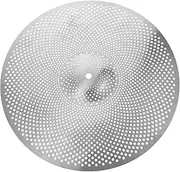 JOINPAYA Set Low Volume Crash Cymbal Durable Mute Cymbal for Drum Set Noise Reduction Accessory Drum Kit Part for Practice Performance