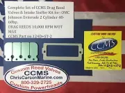 CCMS OMC, Johnson, Evinrude, Drag Reed Valves & Intake Stuffer Kit 40-60hp