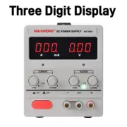 0-60V DC Power Supply Digital Precision Variable Lab Testing 0-10A Adjustable