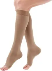 duomed Advantage, 15-20 mmHg, Calf High, Open Toe