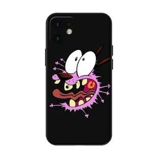 Mp64 Courage the Cowardly Dog 軟後殼適用於 iPhone 11 Pro XS Max XR