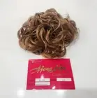 Curly Scrunchie Ponytail Synthetic 3" 27 Strawberry Blond Messy Bun