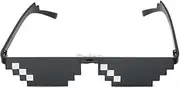 Novelty Sunglasses Pixelated Men Women Brand Party Eyeglasses Vintage Eyewear Unisex Gift Toy Glasses for Teens