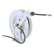 Alemlube Economy Grease Hose Reel - 10m, 1/2 Inch BSP Inlet, 1/4 Inch BSP Outlet, 501300