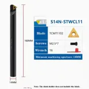 1P S14N-STWCL11 CNC Lathe Tools Indexable Turning Tool Holder For TCMT1102 Blade