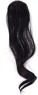 OATIPHO 2Pcs Curly Bangs Wig Pieces for Women High Temperature Fiber Hair Accessories Natural Black Black Brown Wave Wig Bangs Comfortable Daily Wear for Stylish Looks