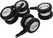 DECORNIJIA 4Pcs Swivel Wheels for Strollers Silent Smooth Rolling Replacement Parts Easy Installation Detachable Design for Maneuvering Tight Spaces