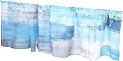 LIFKICH Living Valance Short Curtain for Kitchen Windows Rustic Farmhouse Design Easy Installation Material Unique Home Decor