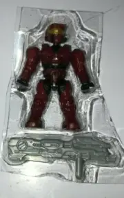 HALO MEGA BLOKS UNSC MAROON SPARTAN MINIFIGURE FROM 97520 COMPLETE NEW