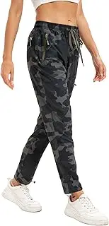 [NATUVENIX] Hiking Pants Women Lightweight Summer Travel Pants Women Quick Dry Womens Cargo Joggers Breathable Outdoor Pants