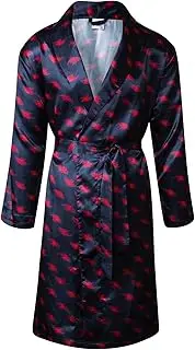Adelaide Crows AFL Footy Mens Adults Satin Robe Dressing Gown Sleepwear Size S-M