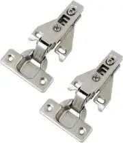 Probrico 1 Pair（2 Pack） Kitchen Cabinet Hinges for Face Frame Cabinet, Concealed
