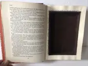 Felt Lined Hollowed Out Book, Book Safe, Hide Valuables