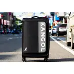 勝德豐 KANGOL 英國袋鼠 行李箱 經典時尚防潑水拉鍊布面商務箱 登機箱 20吋