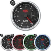 SAAS Tacho Gauge Black 3 3/4 inch