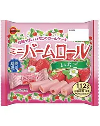 在飛比找樂天市場購物網優惠-大賀屋 日本製 北日本 草莓 蛋糕捲 草莓奶油蛋糕捲 草莓季