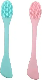 HONITANO 2pcs Face Brush for Pore Deep Cleansing Design for Gentle Exfoliation and Massage Face Washing Cleaner present for Friends and Family