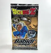 Dragon Ball Z Babidi Saga CCG 10 Card Booster Pack Sealed Unopened Score Art A