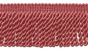 Light Rose Pink 3" Bullion Fringe Trim Flamingo Feather [27 Yards]